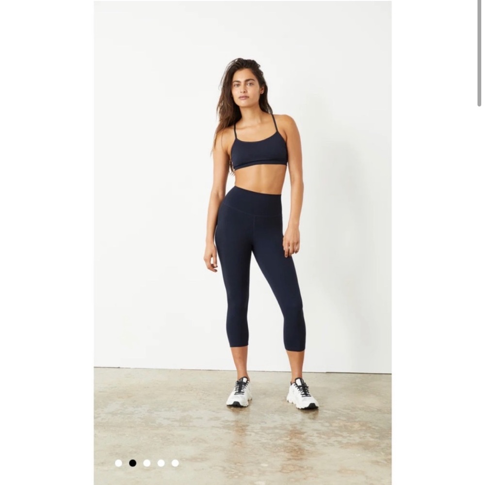 NWT $98 Splits59 High Waist Airweight Crop Leggings in black Size Small